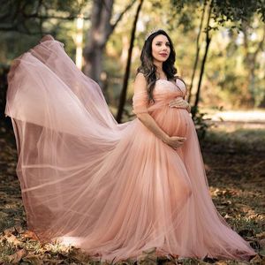 Maternity Dresses Off Shoulder Lace Pregnant Dress Long Maxi Dress Maternity Gown Photography Props
