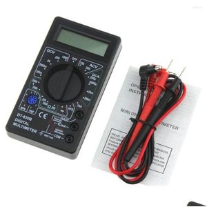 Мультиметра DT830B Mini Pocket Digital Mtimeter 1999 считает AC/DC AMP Volt OHM Tester Ammeter Voltmeter Mti Meter Deloge Offi Dhhiu