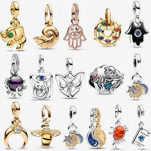 2023 neue 925 Silber Charms Kleine Meerjungfrau Muschel Ursula Baumeln Charm DIY fit Pandora Anhänger Armband Halskette Designer Schmuck mit Box