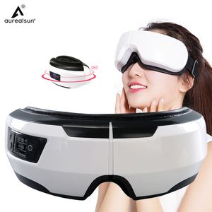 Eye Massager Electric Vibration Therapy Air Pressure Heating Massage Relax Health Care Fatigue Stress Bluetooth Music Foldable 230602