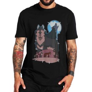 Erkek Tişörtleri Avcılar Kurt Baykuş Evi T Shirt Amerikan Fantezi TV Animasyon Serisi T-Shirt% 100 Pamuk AB boyutu Tee J230602