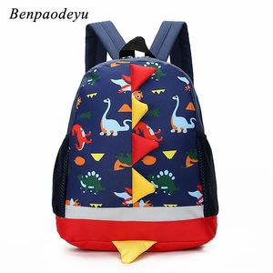 Новое прибытие детские сумки Симпатичная мультипликационная динозавр детские сумки детского сада дошкольные рюкзаки для мальчиков девочки детские школьные сумки 3-4-6 Yea260q