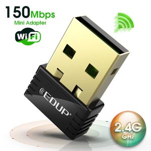 EDUP EP-N8553 MINI USB ADAPTER 150MBPS 2.4G Беспроводной Wi-Fi-приемник 802.11N USB Ethernet Adapters для ноутбука ПК