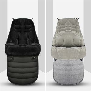 Sleeping Bags Winter thickened sleeping bag warm baby envelope born windproof waterproof stroller foot cover accessor 230601