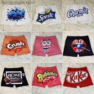 Shorts da donna Vendita calda Shorts da donna Shorts High Waist Short Sude Summer Women Candy Snack KitKat Home Boxer Shorts T230603