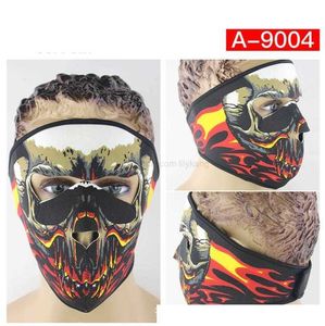 Unisex rüzgar geçirmez tam yüz neopren koruyucu maske kış snowboard kayak kafatası hayalet maskeleri bisiklet bisiklet motosiklet bisiklet cs yüz kapak taktik kaput kapağı erkekler için kadınlar için