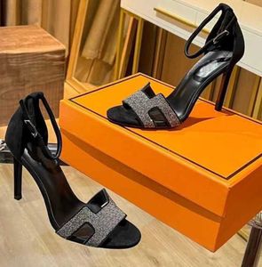Дизайнерские сандалии тонкие сандалии высокого каблука женские тапочки классическая легенда женская обувь повседневная кожаная дна летние пляжные слайды342