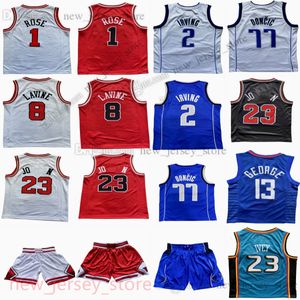 77 Luka 11 Kyrie Doncic Irving Jersey Özel Gençlik Baskı Basketbol Formaları 44 Patrick Williams III 1 Derrick 8 Zach Rose Lavine 23 Jaden Paul Ivey George Şort S-XL