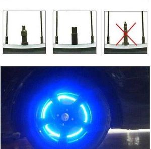 Novo Firefly Spoke LED Wheel Valve Cap Sensor de movimento do pneu Lâmpada de luz neon para bicicleta carro motocicleta