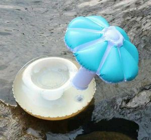2019 moda şişme su şamandıra paspasları flamingo kuğu tek boynuzlu at şekil fincan tutucu içecek tekneleri için telefon standı yüzen tutucu oyuncaklar