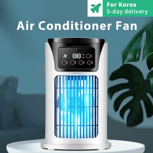 Fans Portable Mini Air Conditioner Fan Air Cooler Fan Water Cooling Fan Air Conditioning For Room Office Mobile Home Air Conditioner 230602