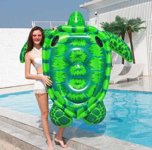 175 см Гигантские надувные черепаховые матрас плавающие морские черепахи плавания плавающие водяные кресла для взрослого детского бассейна.
