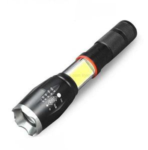 Светодиодный фонарик боковой ламп дизайн лампы T6/L2 8000 Lumens Zoomable Torch 4 Light 5 режимов для 18650 батарея на открытом воздухе спортивная лампа