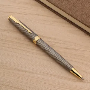 2pc Office Business Sonnet серия серии Gun Grey решетка Golden Arrow Clip Ball Point Pen