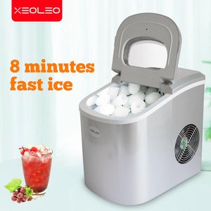 Dondurucular Xeoleo Buz Makinesi Elektrikli Bullet Silindirik Buz Makinesi Hine 12kg/24H Otomatik Ev Mini Buz Hine Süt Çay Dükkanı