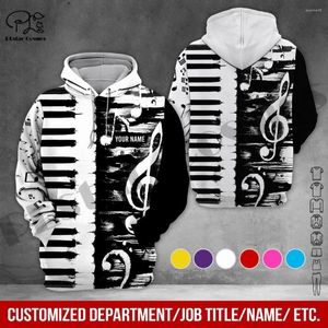 Erkek Hoodies Plstar Cosmos Est 3dprinted Piyano Müzik Özel İsim Sevgilisi Hediye Harajuku Street Giyim Eşsiz UNISEX HOODIES/SURSHIRT/ZIP P-6