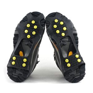 Mountaineering Crampons Outdoor Non-slip Shoe Covers Mountain Climbing Mountaineering Ice Snow Gripper Overshoes Spike Grips Cleats 10 Tooth Crampons 230603
