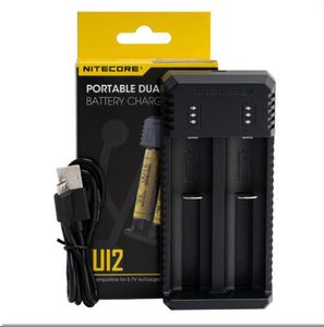 Аутентичный nitecore UI2 зарядное устройство Digicharger Fast Intellent Dual 2 Spear Slots USB Заряда для IMR 18650 18350 26650 16340 20700 Лидио-ионные аккумуляторы против XTAR VC2 VC2SL