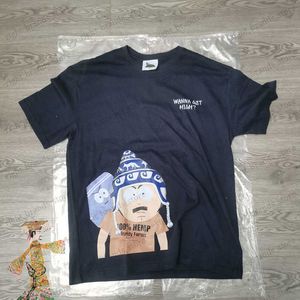 Camisetas Masculinas 2023 S-South Park Real Photos T-shirt Estampada Engraçada Homens Mulheres Alta Qualidade Decote Redondo Manga Curta Top T Um Dia Enviado T230605