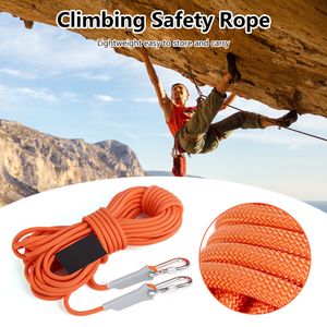 Climbing Ropes Outdoor Rock Climbing Rope 10M15M20M30M Emergency Rope 10mm Diameter Hiking Climbing Safety Rope Outdoor Auxiliary Rope Cord 230603