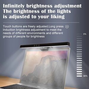 Eye-Care Desk Lamp Book Lights 50cm LED Computer PC Monitor Screen Light Bar Stepless Dimming Reading USB Powered Hanging Table Lamp