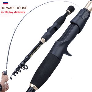 Spinning Rods Sougayilang 1824m Telescopic Fishing Ultralight Weight Casting Carbon Pole Accessories De Pescar 230605