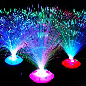 LED ışık çubukları güzel renkli fiber gece lambası romantik gece aydınlık oyuncaklar duvar veya tavan üzerine yansıtıyor 230605