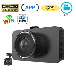Car DVR Wi -Fi Full HD 1080p 3 -дюймовый приборной панель кулачки задний вид автомобиль камера видео рекордер ночное зрение автостороннее монитор Dashcam Monitor GPS Z3 Z3