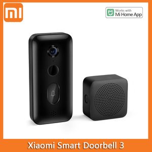 Xiaomi Smart Door Doorled 3 2K Ultra HD Night Vision Video Door Door Dolond Battery Ai Работа по признанию человека с приложением Mi Home