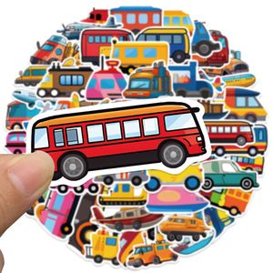 50PCS Stickers Children's Enlightenment Education Guitar Decor For Car Laptop Fridge Helmet Ipad Bicycle Phone Motorcycle PS4 Book Pvc Skateboard DIY Decals