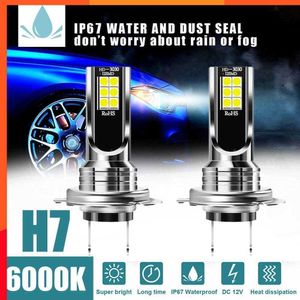 Yeni 2pcs H7 LED Far Ampul Işın Kiti 12V 100W Yüksek Güçlü LED ARAÇ IŞIK FARLA KAPALI 6000K Otomatik Far Ampulleri H11 Araba Sis H3