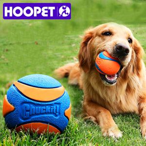 Hoopet Pet Dog Puppy Squeaky Chew Toy Sound Saf Saf Doğal Toksik Olmayan Kauçuk Dış Mekan Oyun Küçük Büyük Köpek Komik Top