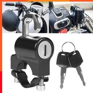 Yeni Motosiklet Kask Kilidi 2 Anahtar ve Kurulum Aracı ile Hırsızlık Anti Bisiklet Kask Güvenlik Kilitleri