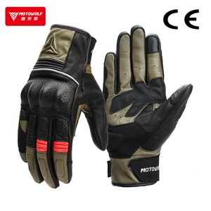 Sports Gloves Mens Leather Summer Motorcycle Motorbike Luvas Motocicleta Handschuhe Gant Guantes Moto Verano Luva Motociclista 230605