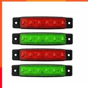 Новые 4pcs красно -зеленый светодиодный светодиодные светильники навигационные свети