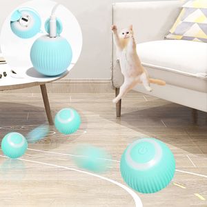 Smart Cat Ball Toys Electric Grounder Pet Automatic Rolling Ball Cat Interactive Toys Self-moving Kitten Toys Cat Accessories