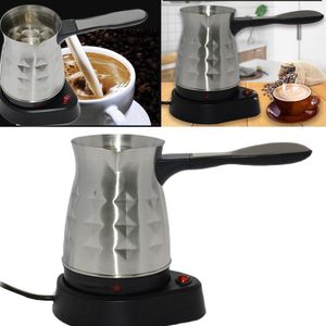 Araçlar Elektrikli Türk Espresso Percolator Kahve Makinesi Tencereler Eu Fiş K Yarışı Ev Ofis Çay Süt Kahve Yapımı Hine Isıtma Pişirme