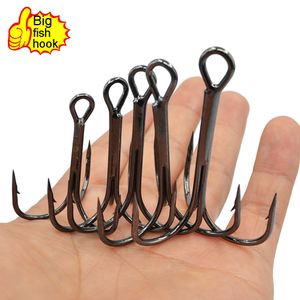 Balıkçılık Kancaları Tiz Kanca 10# 100# Tam Boyut Fishhooks 50PCS6PCS Süper Keskin Yüksek Mukavemetli Karbon Çelik Açısı Ankraj Deniz Gölü Sazan 230606