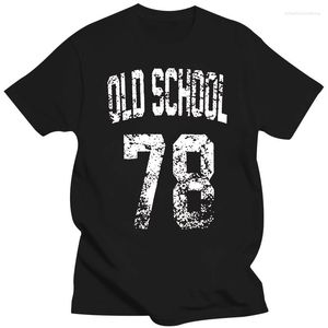 Мужская футболка с короткая модная футболка мужская старая школа 1978 г. Веселая вечеринка по случаю дня рождения geburtstag Feier Geschenk 78