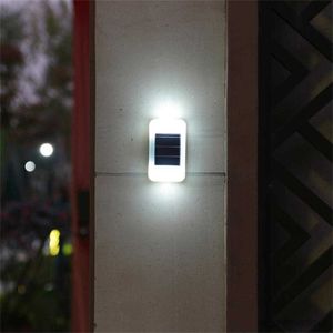 Sensör Işıkları Lamba Balkon Peyzaj Dekoru Güneş Şarjı Garden Street Dekorasyonu Toptan Led Gece Işığı R230606