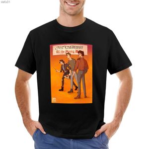 Tüm genç adamlar Wolfstar T-Shirt Hayvan Baskı Gömlek Erkekler Kore Moda Erkekler Pamuk T-Shirt L230520