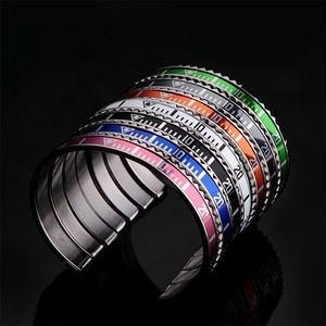 Bileklik kadran çelik hızölçer bilezikler bilezik sommergibile bracciale da sottomarino manşet bileklik çerçeve pulseiras bijoux 230606