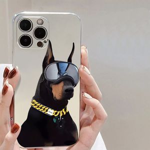 Serin Köpek Tasarımcısı iPhone Kılıfları İPhone 14 Pro Max Plus için Popüler Telefon Kılıfı 13 12 12 XSMAX XR X 7P 8