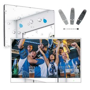 Televisão Soulaca 22 polegadas Mirror TV para banheiro webos dolby fhd tv inteligente com remoto mágico, controle de voz, alto -falantes embutidos, wifi