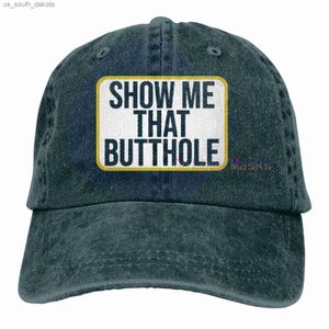 Bana o şapkayı gösterin komik yetişkin mizahı Sacratik hediye beyzbol şapkası erkekler kadınlar yıkanabilir pamuklu kamyoncu kapağı baba şapka l230523