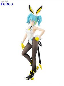 Judai 30cm Original Furyu Bicute Bunnies Vocaloid Hatsune Miku Street VER PVC фигура модель кукол Toys L230522