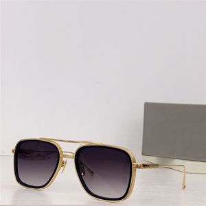 Yeni Moda Tasarım Kare Güneş Gözlüğü Uçuş 008 K Gold Frame Basit ve cömert stil yüksek uçlu açık UV400 Koruma Gözlükleri Sıcak Satış Gözlükleri