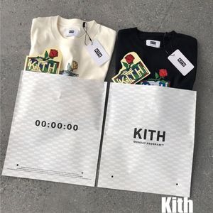 Мужские футболки Kith Flowers Box Time Tim