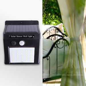 New 20LED solar energy human body induction wall lamp solar street lamp outdoor waterproof garden lamp