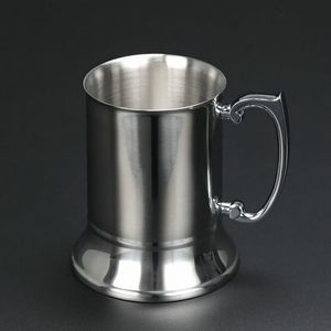 16oz Ounce Double Wall 18/8 Stainless Steel Tankard Beer Mug High Quality Mirror Finish Fy5036 JN08